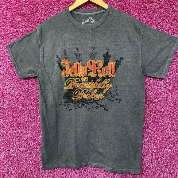 Jelly Roll Beautifully Broken T-Shirt Size Small - Picture 1 of 4